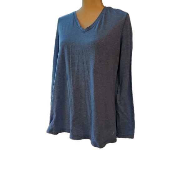 Danskin Tops - Danskin Women's Electric Blue Crewneck T-Shirt Size XL Long Sleeves